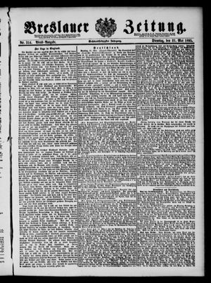 Breslauer Zeitung vom 21.05.1895
