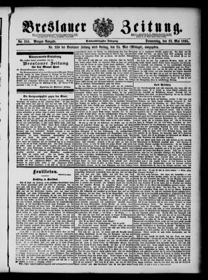 Breslauer Zeitung vom 23.05.1895