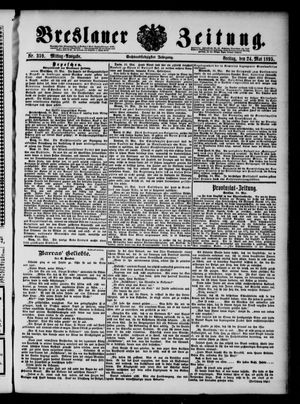 Breslauer Zeitung vom 24.05.1895