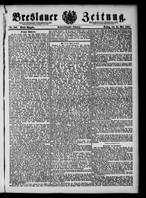 Breslauer Zeitung vom 24.05.1895