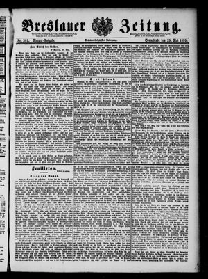 Breslauer Zeitung on May 25, 1895