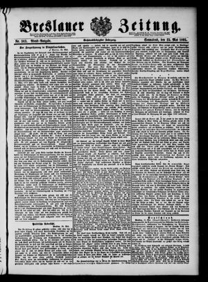 Breslauer Zeitung vom 25.05.1895