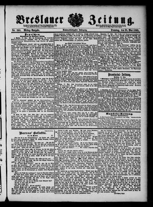 Breslauer Zeitung vom 28.05.1895