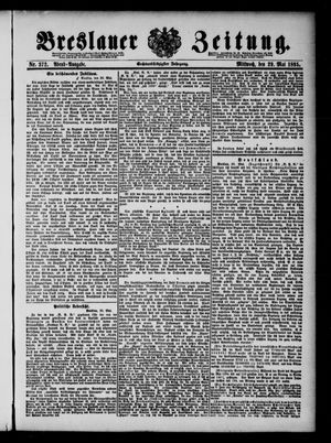 Breslauer Zeitung vom 29.05.1895