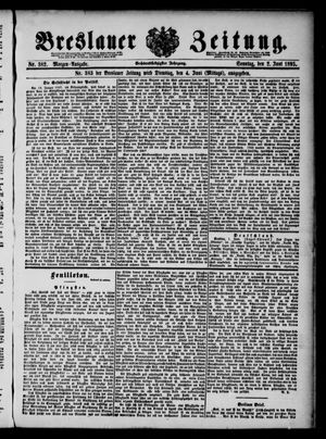 Breslauer Zeitung on Jun 2, 1895