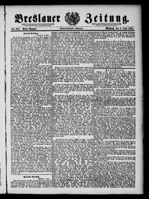 Breslauer Zeitung on Jun 5, 1895