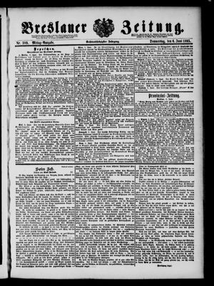 Breslauer Zeitung vom 06.06.1895