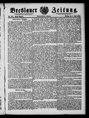 Breslauer Zeitung on Jun 7, 1895