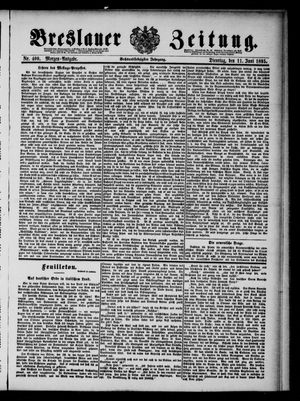 Breslauer Zeitung on Jun 11, 1895