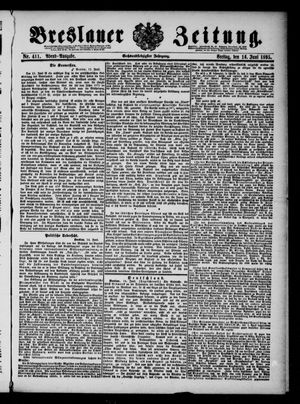 Breslauer Zeitung on Jun 14, 1895