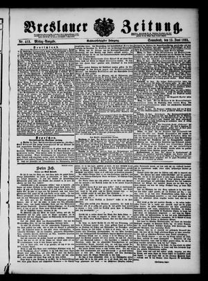 Breslauer Zeitung on Jun 15, 1895