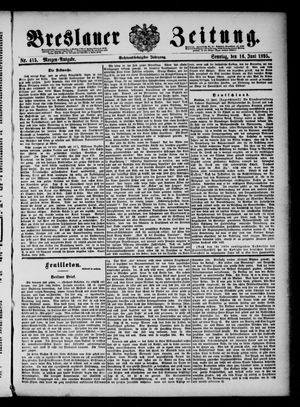 Breslauer Zeitung on Jun 16, 1895