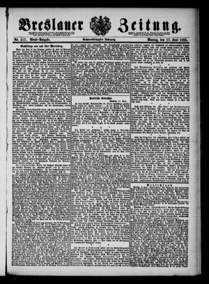 Breslauer Zeitung on Jun 17, 1895