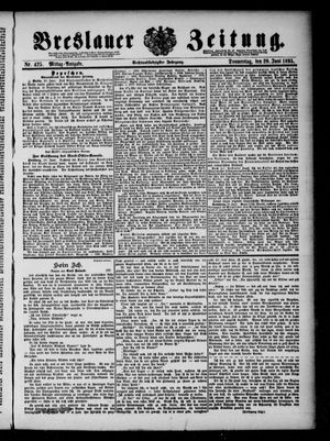 Breslauer Zeitung vom 20.06.1895