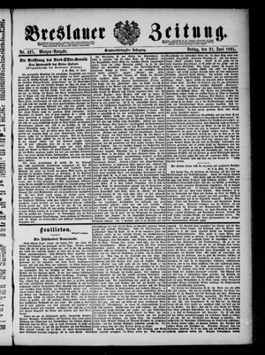 Breslauer Zeitung vom 21.06.1895
