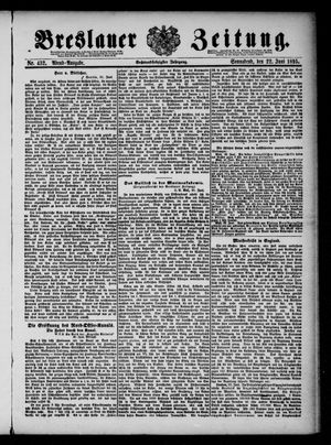Breslauer Zeitung vom 22.06.1895