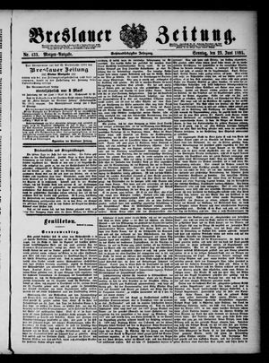 Breslauer Zeitung vom 23.06.1895