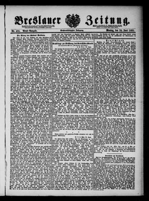 Breslauer Zeitung on Jun 24, 1895