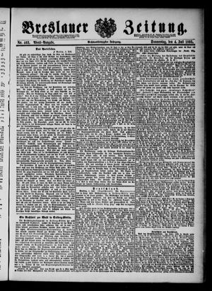 Breslauer Zeitung vom 04.07.1895