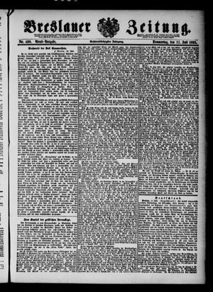 Breslauer Zeitung vom 11.07.1895
