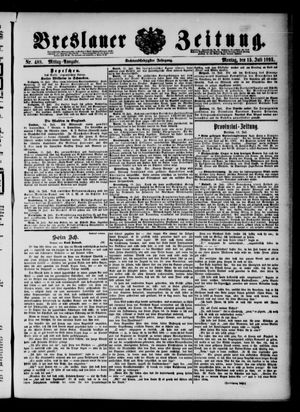 Breslauer Zeitung vom 15.07.1895