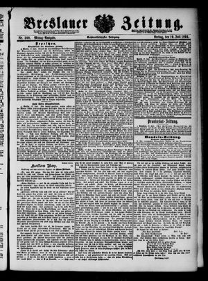 Breslauer Zeitung vom 19.07.1895