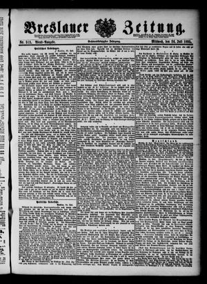 Breslauer Zeitung vom 24.07.1895