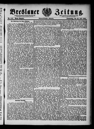 Breslauer Zeitung on Jul 25, 1895