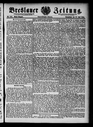 Breslauer Zeitung vom 27.07.1895