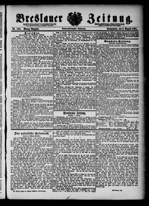 Breslauer Zeitung vom 03.08.1895
