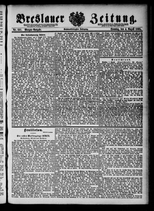Breslauer Zeitung vom 04.08.1895