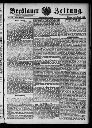 Breslauer Zeitung vom 05.08.1895