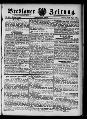 Breslauer Zeitung vom 06.08.1895