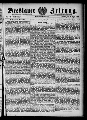 Breslauer Zeitung vom 06.08.1895