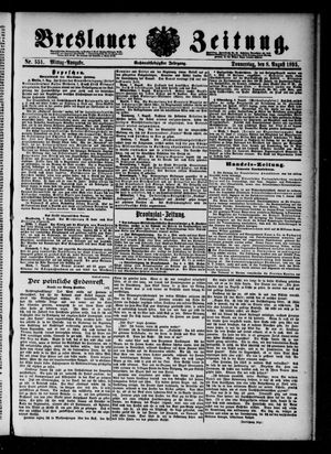 Breslauer Zeitung vom 08.08.1895