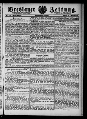 Breslauer Zeitung vom 09.08.1895