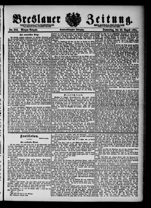 Breslauer Zeitung on Aug 22, 1895