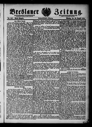 Breslauer Zeitung vom 26.08.1895