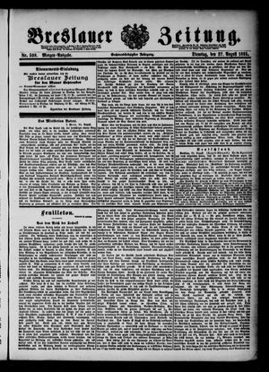 Breslauer Zeitung vom 27.08.1895