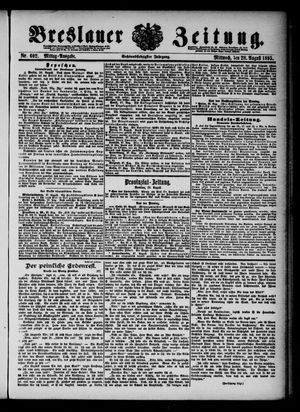 Breslauer Zeitung vom 28.08.1895