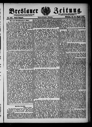 Breslauer Zeitung vom 28.08.1895