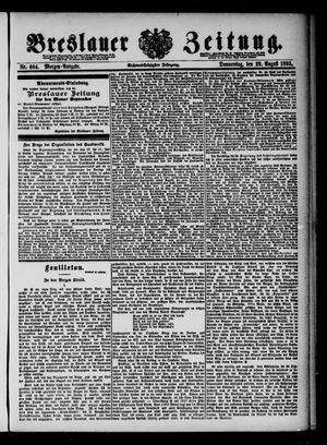 Breslauer Zeitung vom 29.08.1895