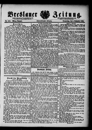 Breslauer Zeitung on Sep 5, 1895