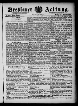 Breslauer Zeitung vom 09.09.1895