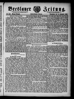 Breslauer Zeitung vom 14.09.1895