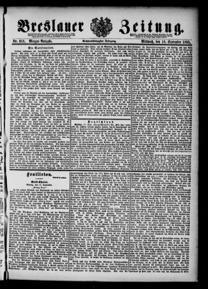 Breslauer Zeitung vom 18.09.1895