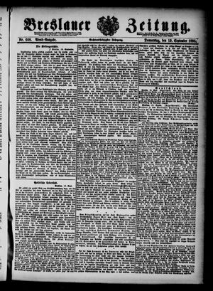 Breslauer Zeitung vom 19.09.1895