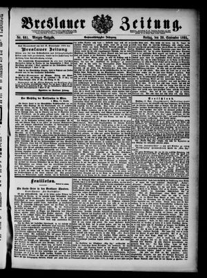 Breslauer Zeitung vom 20.09.1895