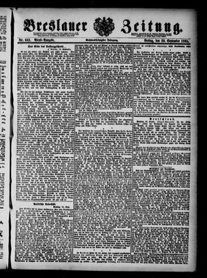 Breslauer Zeitung vom 20.09.1895