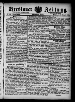 Breslauer Zeitung vom 25.09.1895